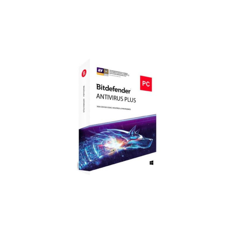 LICENCIA ANTIVIRUS BITDEFENDER PLUS 1 AÑO 3 USUARIOS CAJA