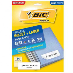 ETIQUETAS BIC CARTA INKJET...